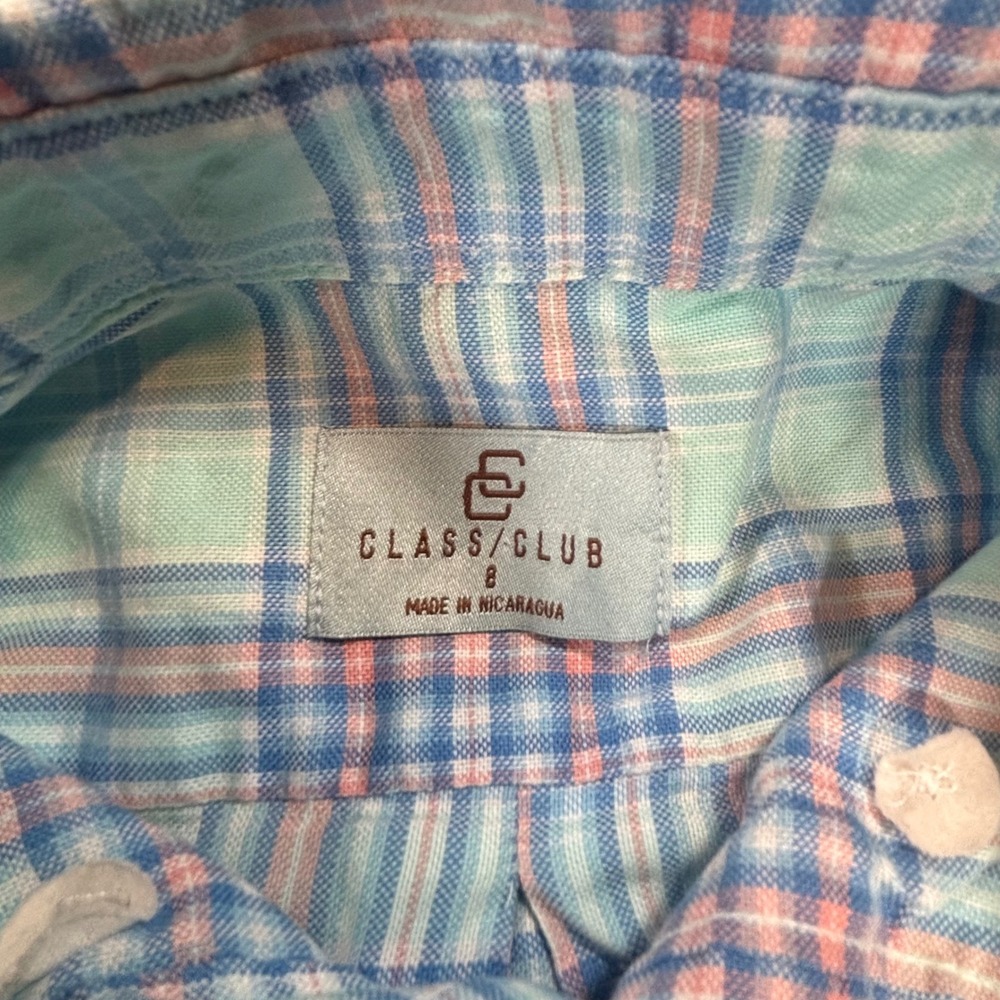 Boys Button Down Shirt Lot 3pc Old Navy Wonder Nation Class Club Size 8 10 12 - Picture 4 of 6